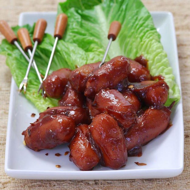 wagyu beef cocktail hot dogs